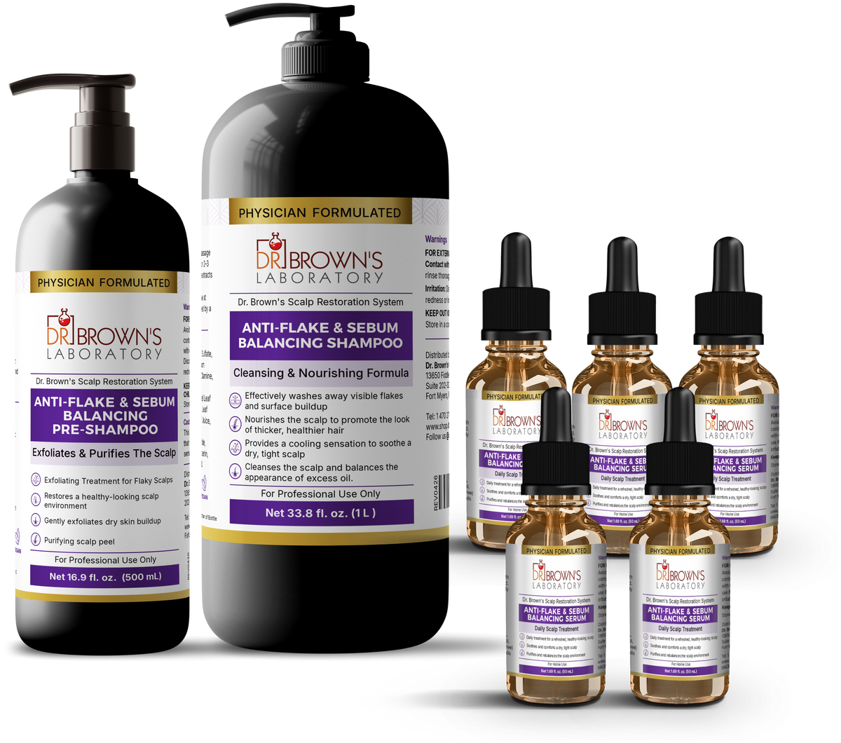 Anti-Flake & Seborrheic Balancing System™ – Stylist/Barber Professional Bundle