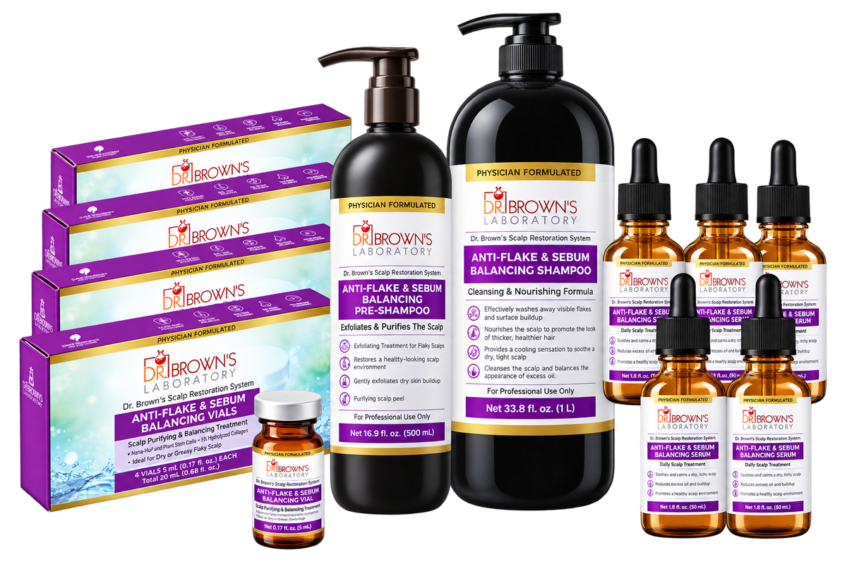 Anti-Flake & Seborrheic Balancing System™ – Clinical Professional Bundle