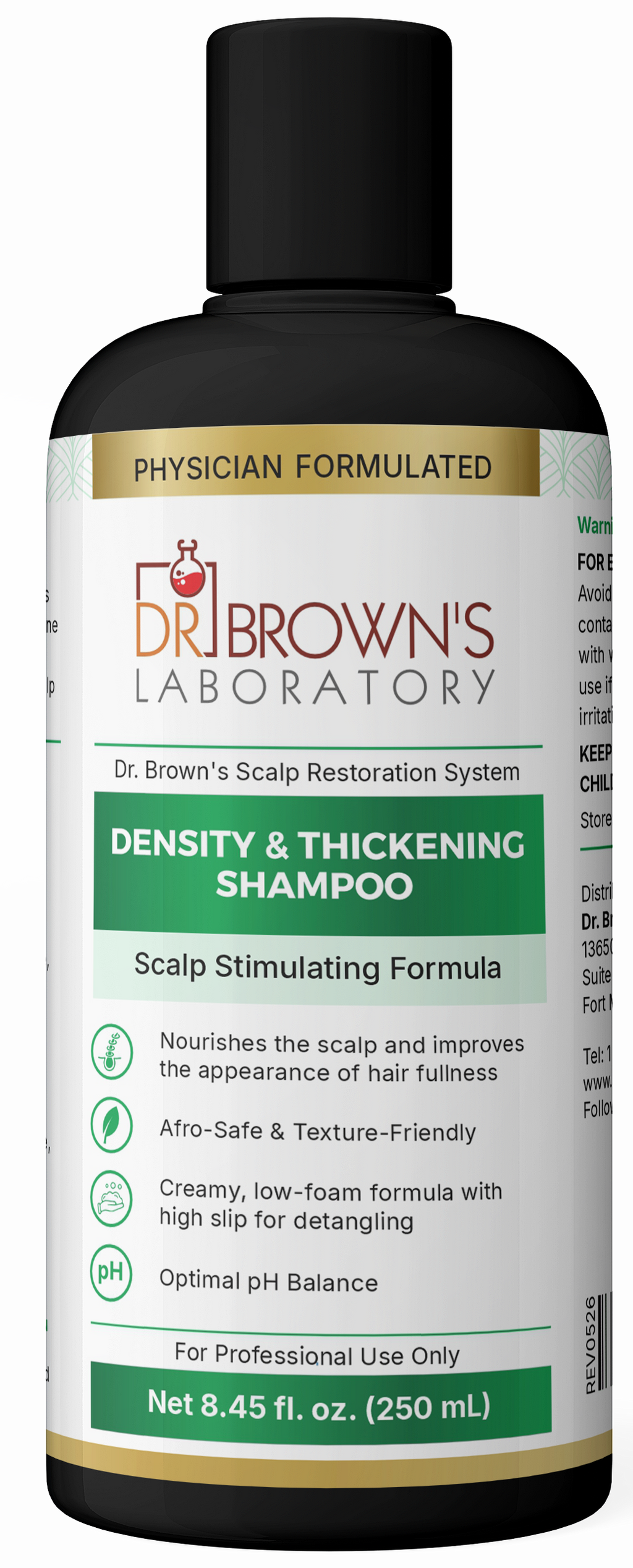 Growth & Density Shampoo " Professional Use" 250ml