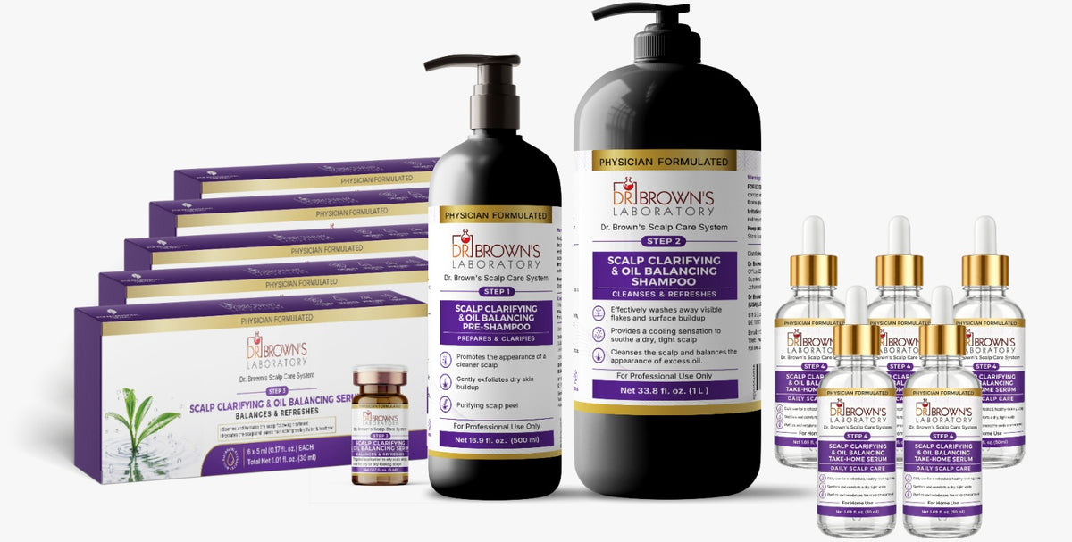 Scalp Clarifying & Oil Balancing with vial – Clinical Professional Bundle
