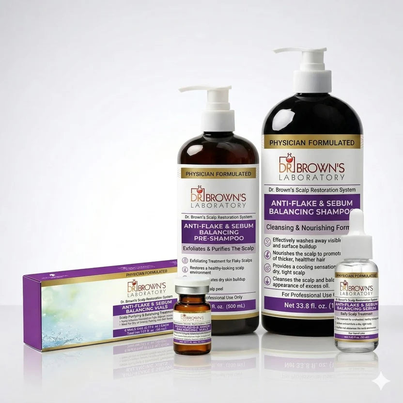 Anti-Flake & Sebum Balancing System – Professional + Home Use Bundle