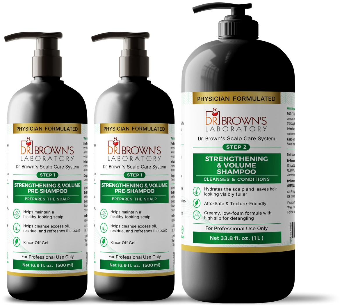 Strengthening & Volume System™ – Stylist/Barber Professional Bundle