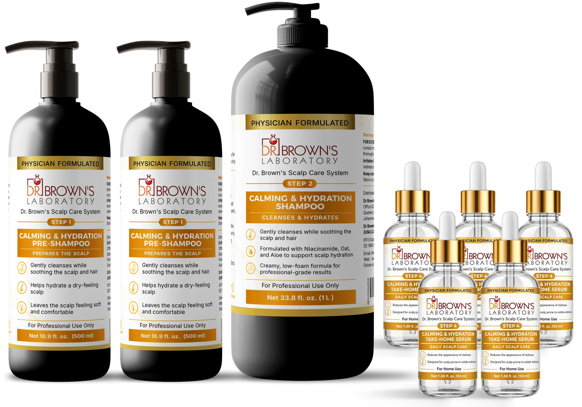 Calming & Hydration without Vial– Stylist/Barber Professional Bundle