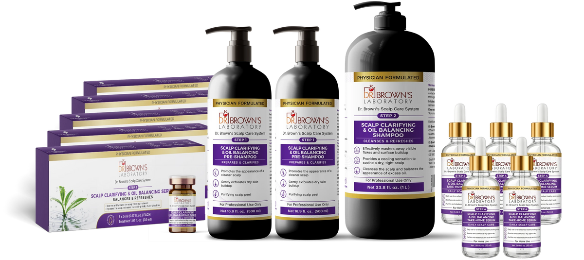 Scalp Clarifying & Oil Balancing with vial – Clinical Professional Bundle